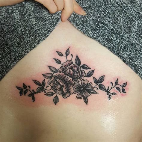 underboob tattoo simple|Designs for Women